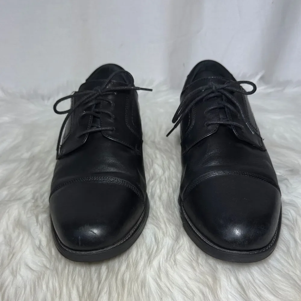 Florsheim Classic Black Leather‎ Men's Oxford Dress Shoes Sz 13
